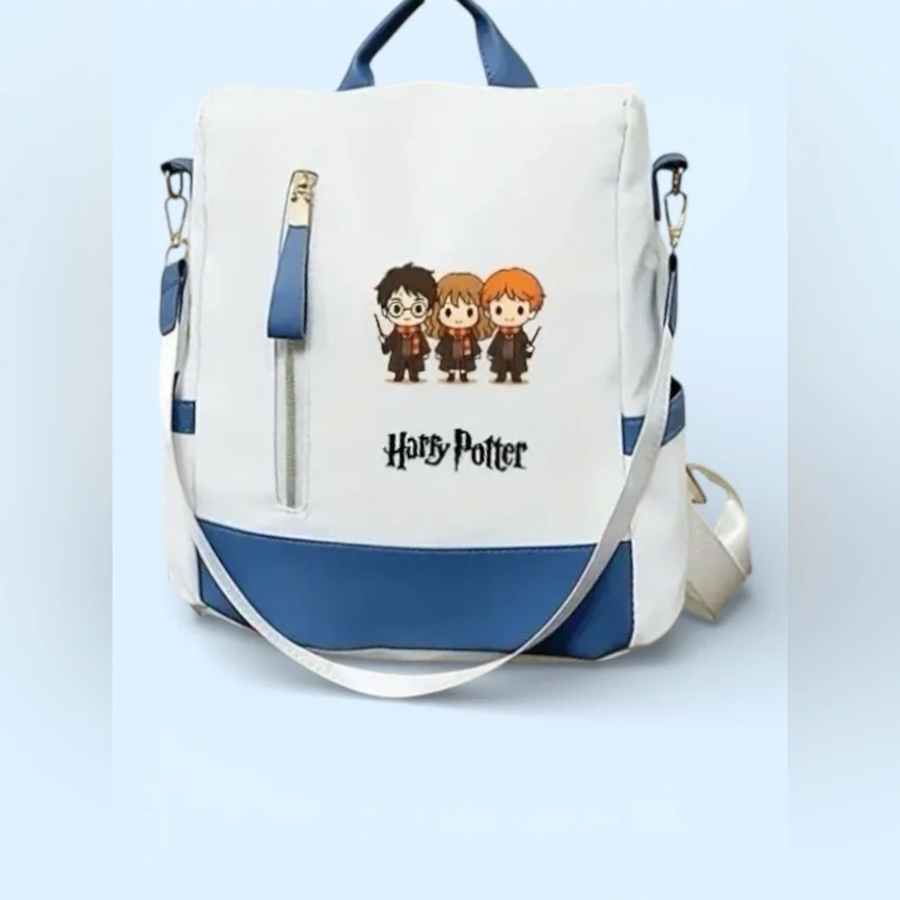 Warner Bros. White and Blue Harry Potter Character Backpack